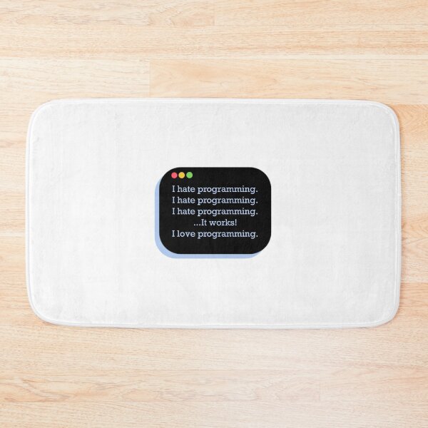 Item preview, I Love Programming designed and sold by Justina Designs.