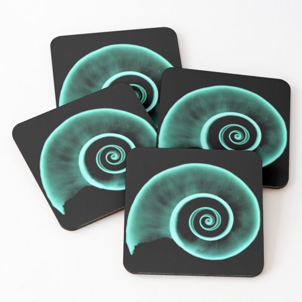 Item preview, Xray of Sharks Eye Shell, Blue Glow on Black designed and sold by xrayjessie.