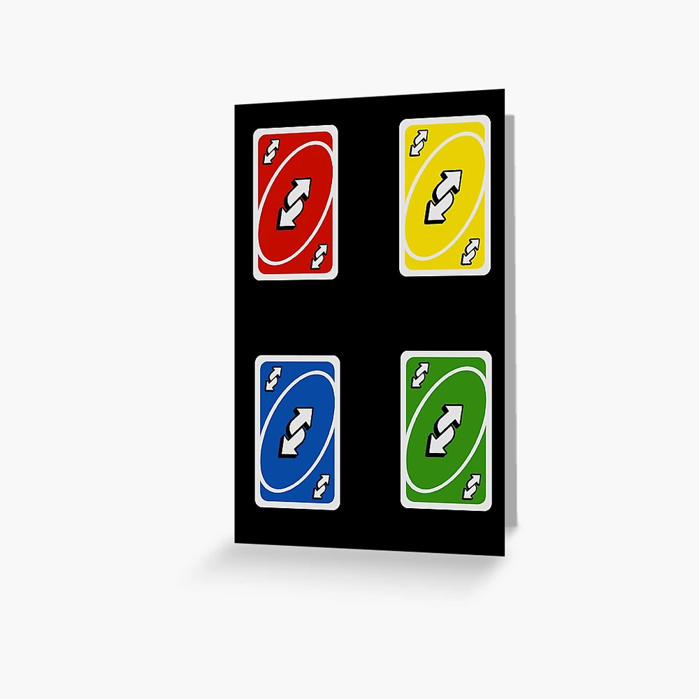 Reverse Uno with American Flag Metal Print for Sale by CyberYogi