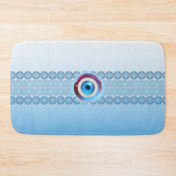 Item preview, Mati Evil Eye Blue Purple Yiorgos Collection designed and sold by Yiorgos Designs.