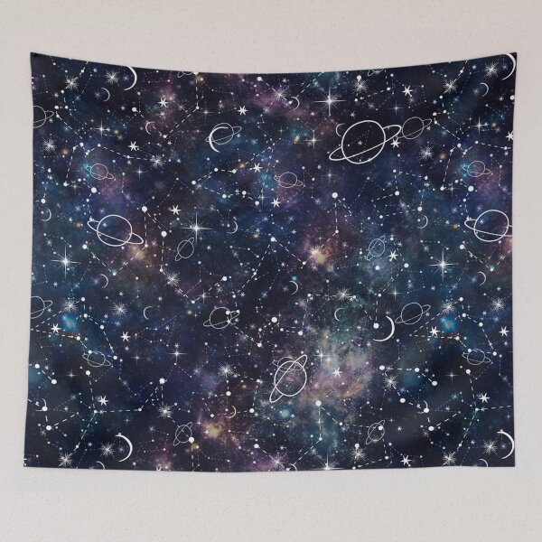 Item preview, Galaxy Pattern Space Star Universe Vector Zodiac Background Constellation designed and sold by Spaceshipsells.