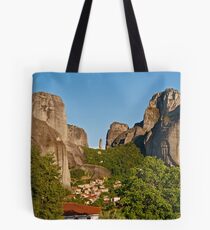 Kastraki village, Meteora Tote Bag