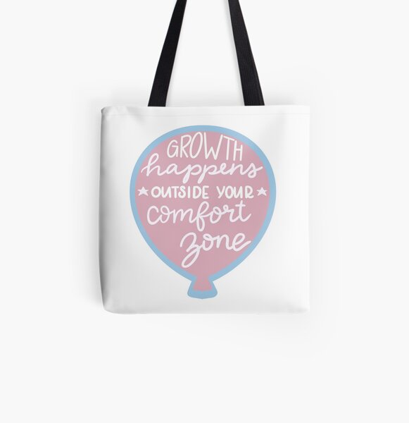 Growth Happens Outside Your Comfort Zone Metal Print for Sale by  bexjustbex