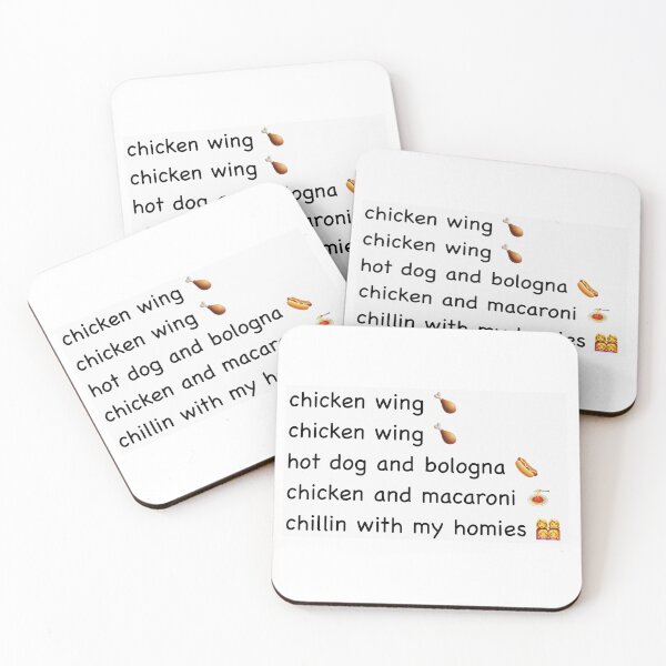 Item preview, chicken wing hot dog and bologna  designed and sold by Multimedia By Holly.