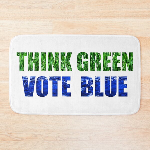 Item preview, Think Green, Vote Blue designed and sold by DigitalEffects.