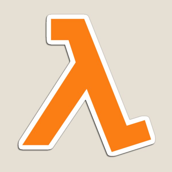 Lambda Symbol Magnet