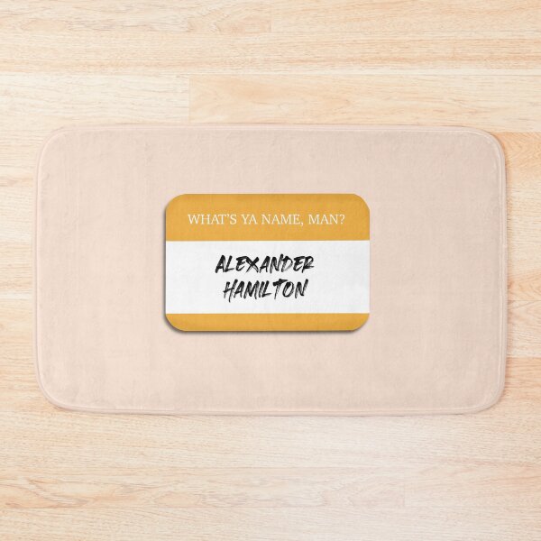 Item preview, Alexander Hamilton Name Tag Fan Art designed and sold by tayelectronica.