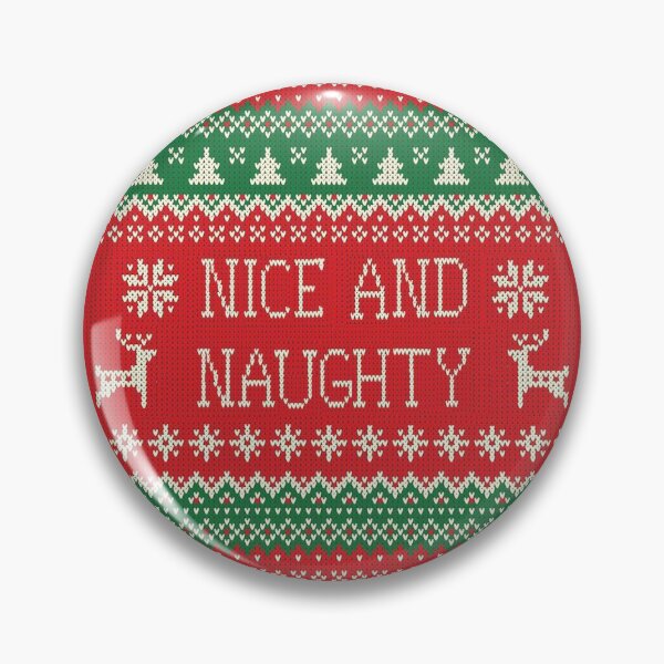 Item preview, Nice and Naughty Knit Pattern designed and sold by Stick Your Privilege.