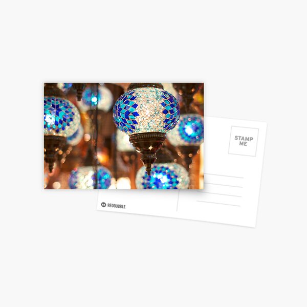 Arabic Lanterns in Istanbul Postcard