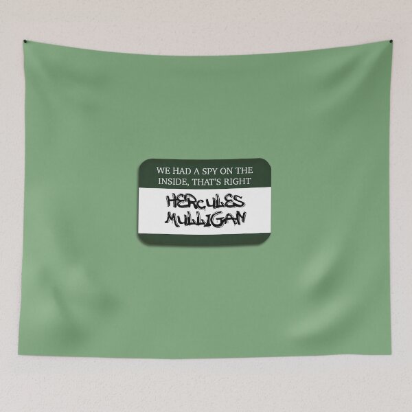Item preview, Hercules Mulligan Hamilton  Name Tag Fan Art designed and sold by tayelectronica.