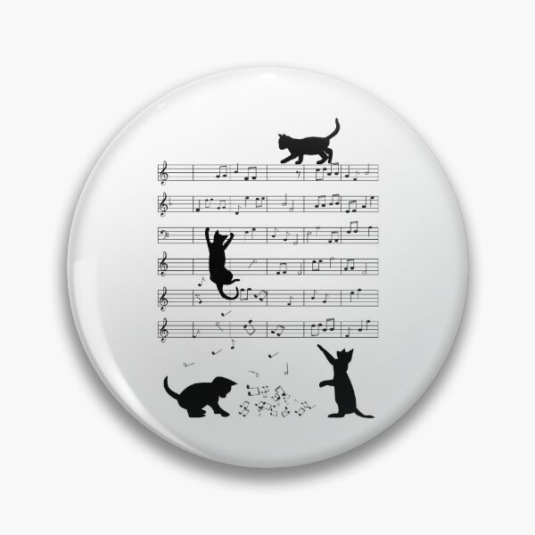 Item preview, Cats Music notes designed and sold by CareShare Design.