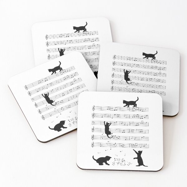 Item preview, Cats Music notes designed and sold by CareShare Design.