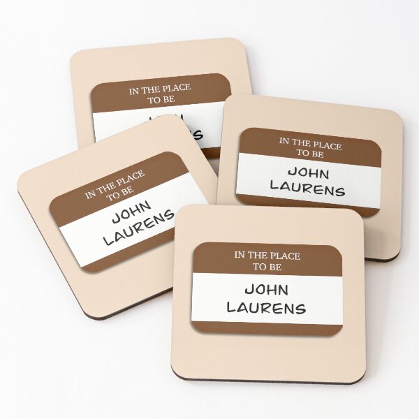 Item preview, John Laurens  Hamilton Name Tag Fan Art designed and sold by tayelectronica.