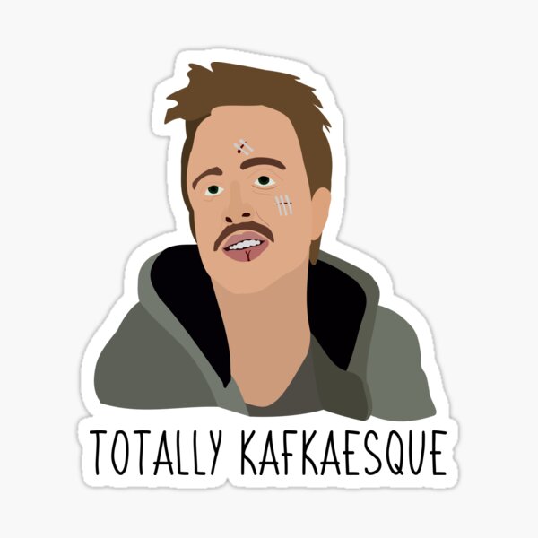 Breaking Bad Jesse Pinkman Totally Kafkaesque Quote Sticker For Sale By Ylcdesigns Redbubble 5426