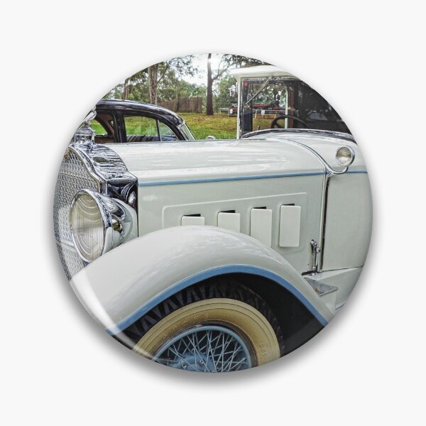Item preview, 1930's Packard Roadster - White with Blue Trim designed and sold by Marilyn Harris.