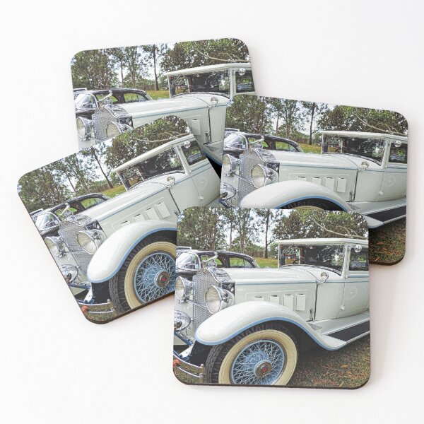 Item preview, 1930's Packard Roadster - White with Blue Trim designed and sold by Marilyn Harris.