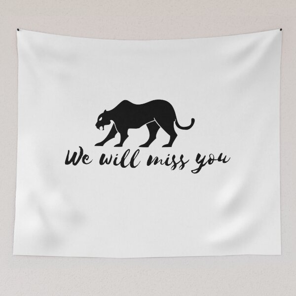 Item preview, Black panther we will miss you designed and sold by Raseelvm.