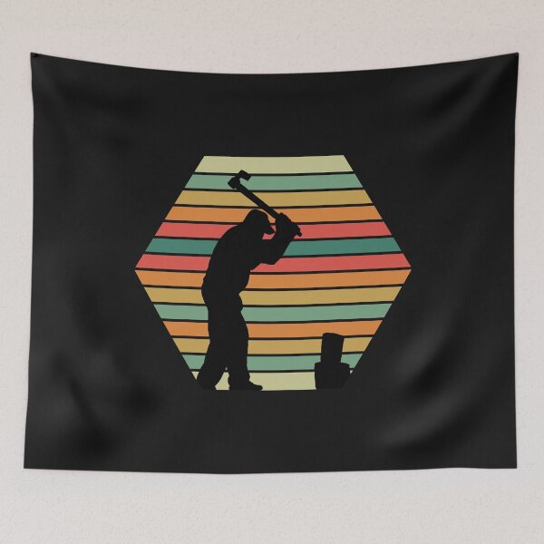 Item preview, Wood Chopping Retro Gift designed and sold by eiwo87.