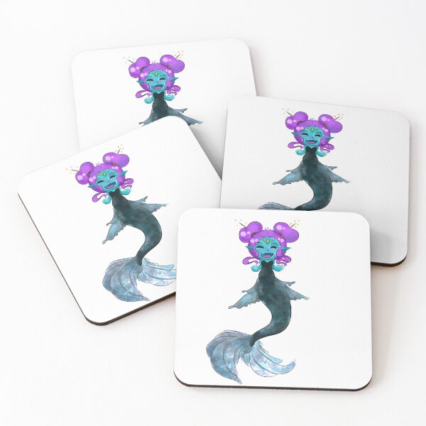 Item preview, Chibi mermaid designed and sold by OnTheWhimStudio.
