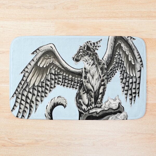 Item preview, Winged Snow Leopard designed and sold by Lady-Lilac.