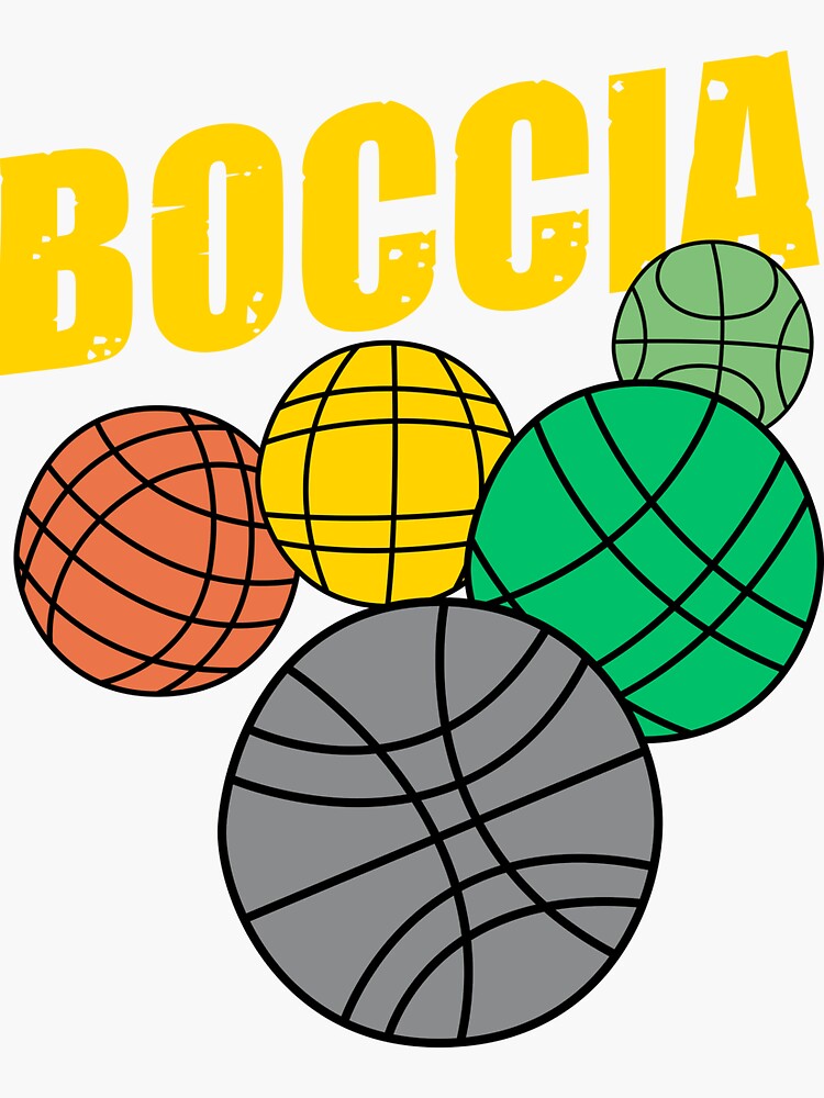 Boccia Boule Retro Gift Sticker