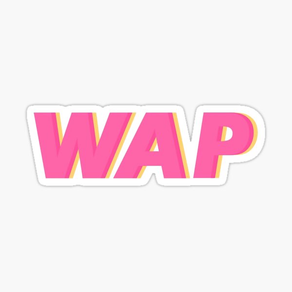 Wap Sticker By Csticker12 Redbubble 