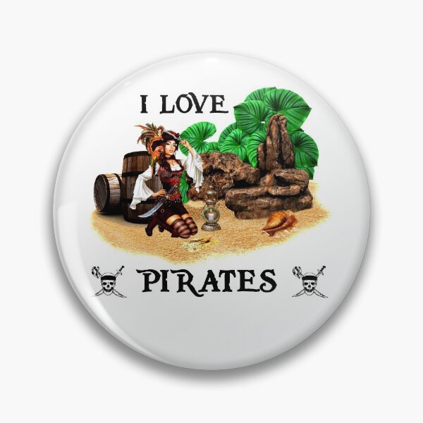 Item preview, I Love Pirates designed and sold by Pirateflag.