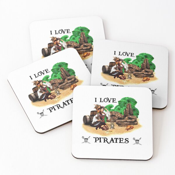 Item preview, I Love Pirates designed and sold by Pirateflag.