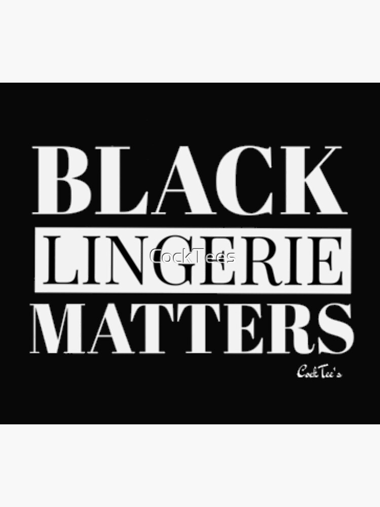 Black Lingerie Matters II Postcard