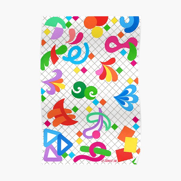 COLOR FALL AND PLAYFUL Poster