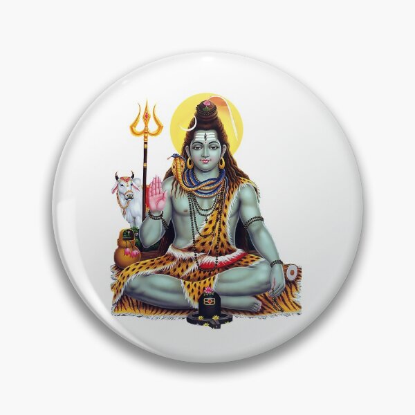 Artikelvorschau, Lord Shiva | Lord Shiva im Segen Haltung T-Shirt | Lord Shiva im Segen Haltung Poster | Lord Shiva in Segenshaltung entworfen und verkauft von KARTICK DUTTA.