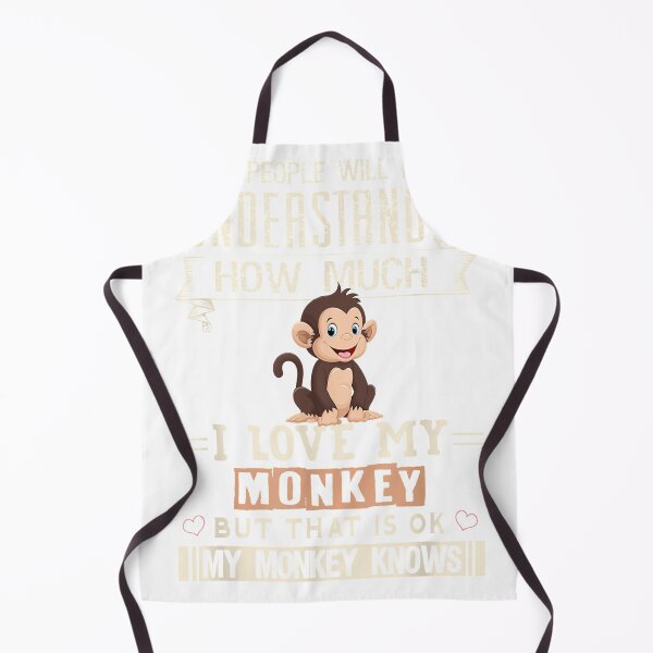 Item preview, I Love My Monkey Funny Monkeys Lovers Men Women designed and sold by ChristianLucas.