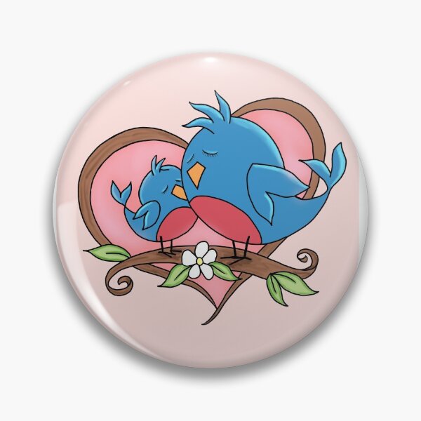 Item preview, Mama and baby bird designed and sold by jardakelley.