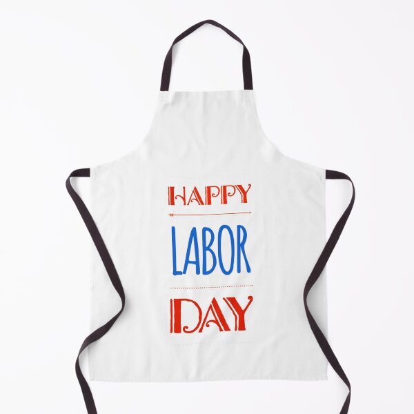 Item preview, Simple Red Blue White Happy Labor Day designed and sold by Life Is Beautiful.