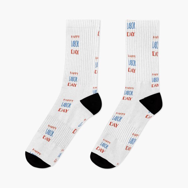 Item preview, Simple Red Blue White Happy Labor Day designed and sold by Life Is Beautiful.