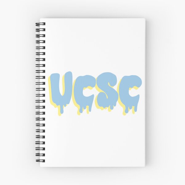 Item preview, UC Santa Cruz Drippy Font designed and sold by stcklr4stickers.