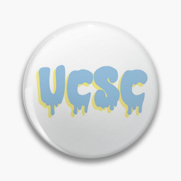 Item preview, UC Santa Cruz Drippy Font designed and sold by stcklr4stickers.
