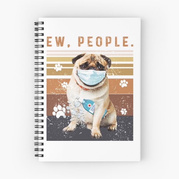 Item preview, Retro Vintage Ew People Dog Pug designed and sold by Thierry726.