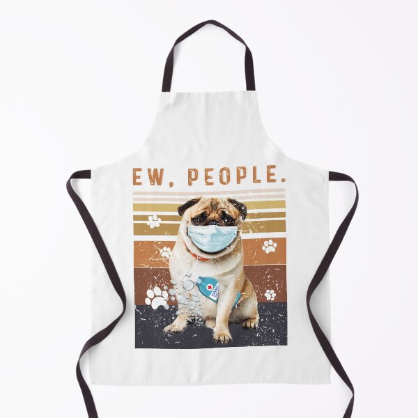 Item preview, Retro Vintage Ew People Dog Pug designed and sold by Thierry726.