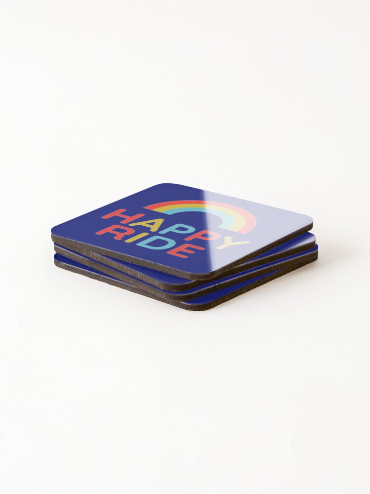 Thumbnail 4 of 5, Coasters (Set of 4), Happy Ride designed and sold by themaskgod.