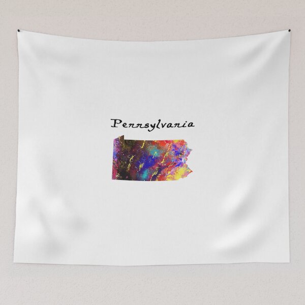 Item preview, Pennsylvania Watercolor design map quote definiton designed and sold by vividpixelusa.