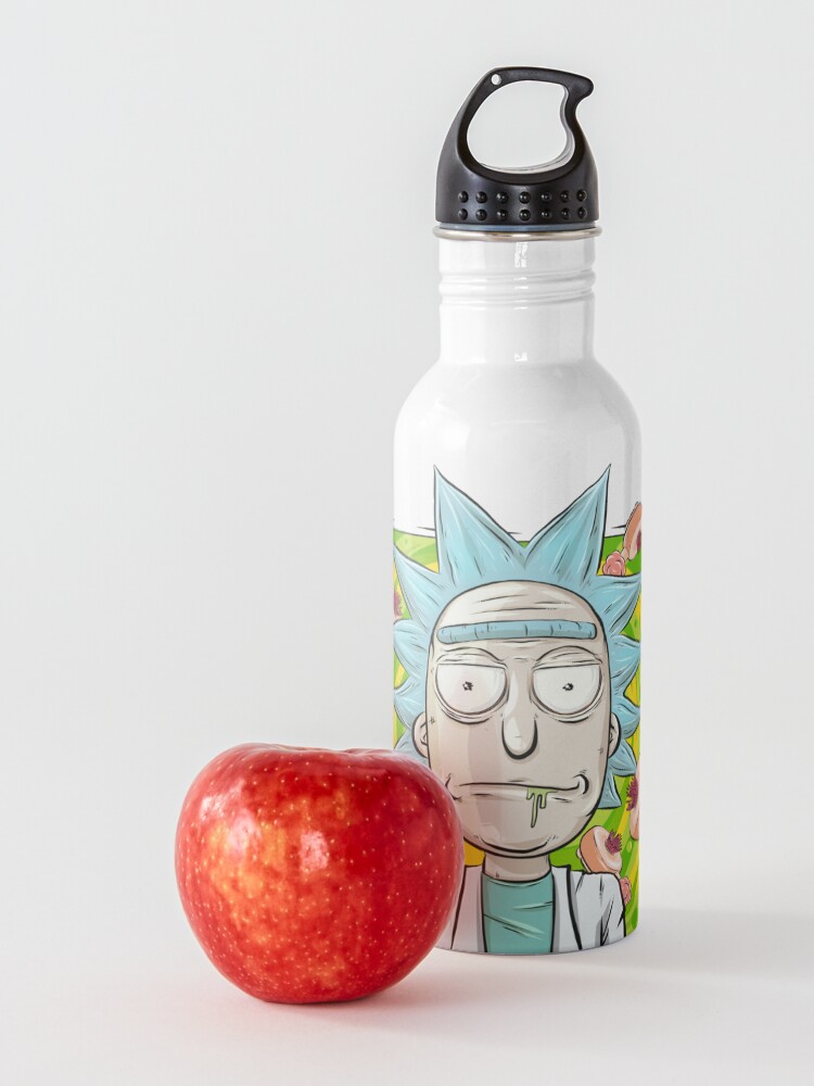 Alternate view of Rick and Morty - Plumbus Portal Rick Water Bottle