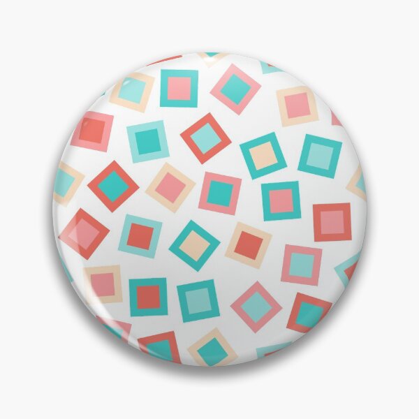 Item preview, Aqua Coral Squares designed and sold by Cute-Kingdom.