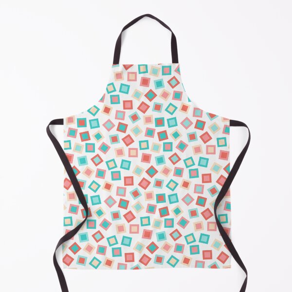 Item preview, Aqua Coral Squares designed and sold by Cute-Kingdom.