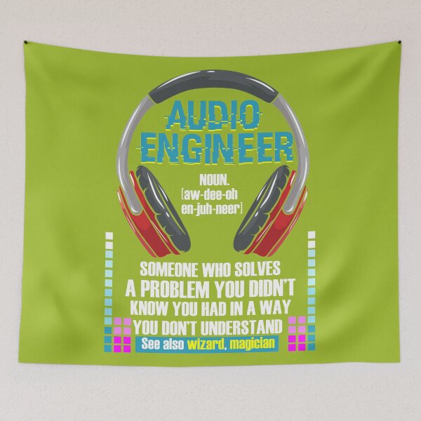 Item preview, Audio Engineer Definition | Sound Guy Audiophile  designed and sold by Dancing Dolphin Crafts.