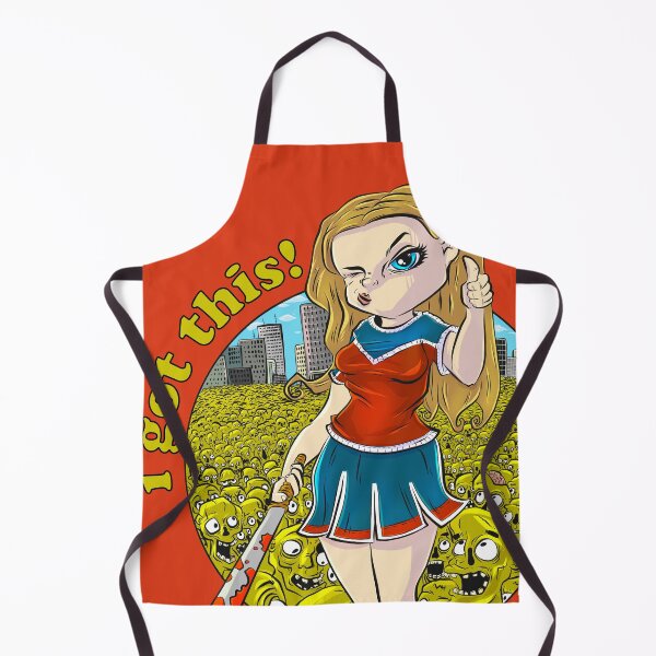 Item preview, I GOT THIS!! - Girl Power vs Zombie Horde designed and sold by yazgar.