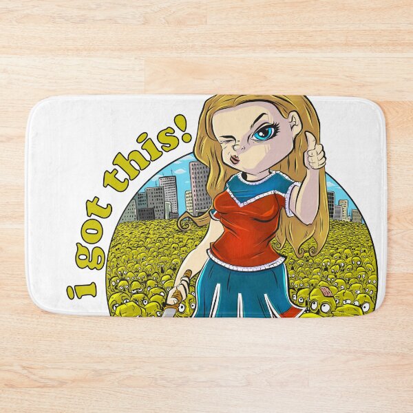 Item preview, I GOT THIS!! - Girl Power vs Zombie Horde designed and sold by yazgar.
