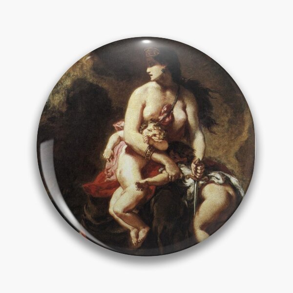Item preview, Medea about to Kill her Children by Eugène Delacroix Famous Painting designed and sold by covenapparel.