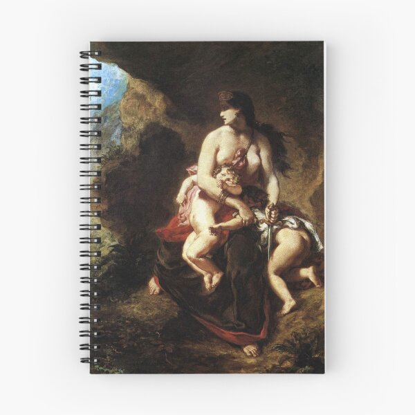 Item preview, Medea about to Kill her Children by Eugène Delacroix Famous Painting designed and sold by covenapparel.