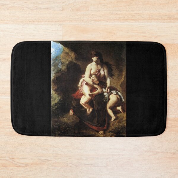Item preview, Medea about to Kill her Children by Eugène Delacroix Famous Painting designed and sold by covenapparel.